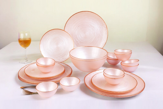 Dinner Set - Peach (Twenty Six Piece Set)