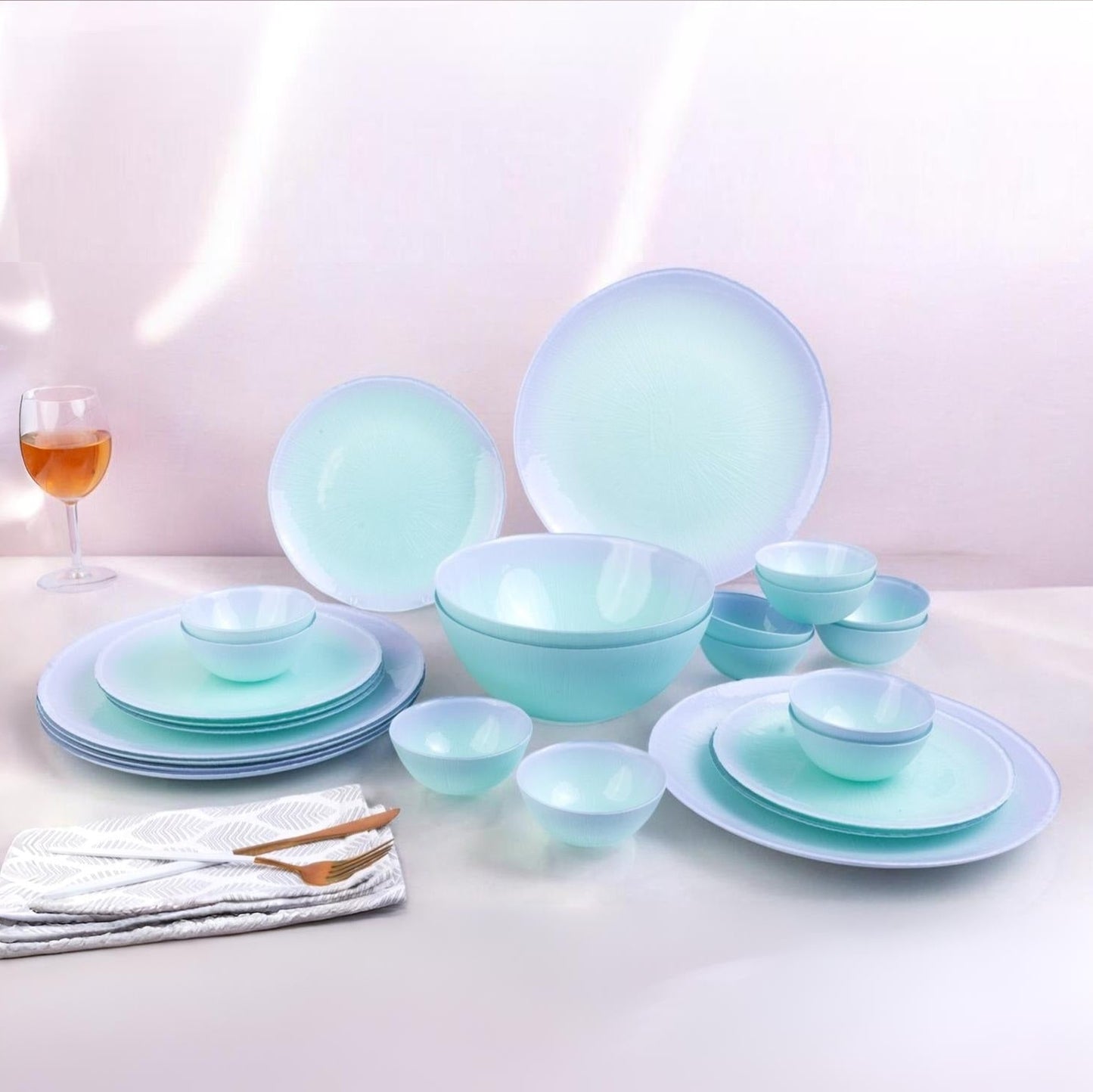 Dinner Set - Mint (Twenty Six Piece Set)