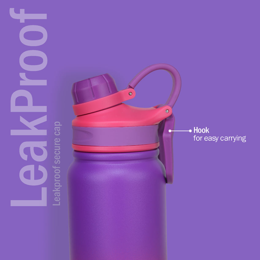 Galaxy Hot & Cold Stainless Steel Insulated Water Bottle, 800ml (Pink)