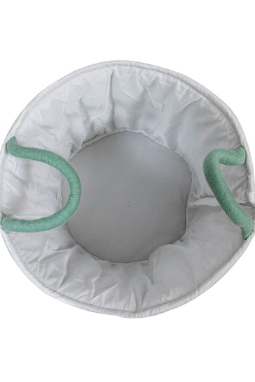 Knitted Storage Basket With Safari pattern