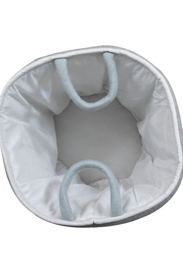 Knitted Storage Basket With Dog pattern