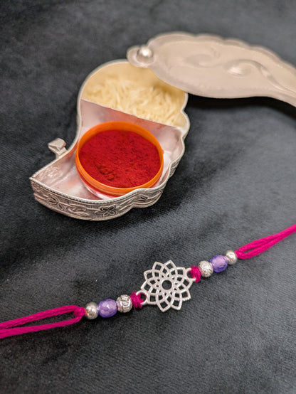 Silver Rakhi