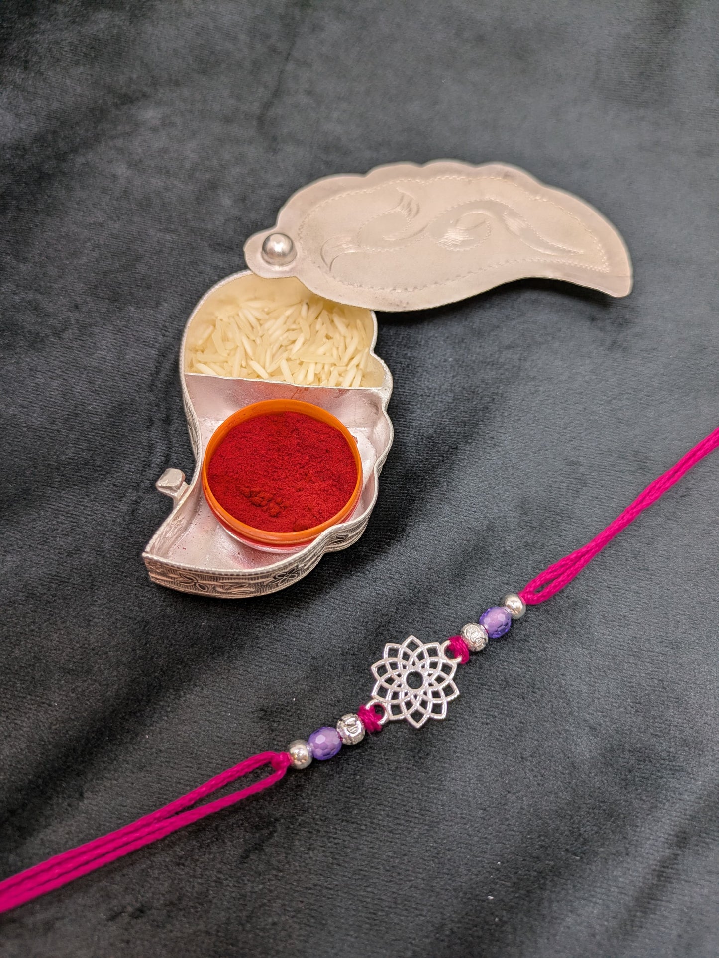 Silver Rakhi