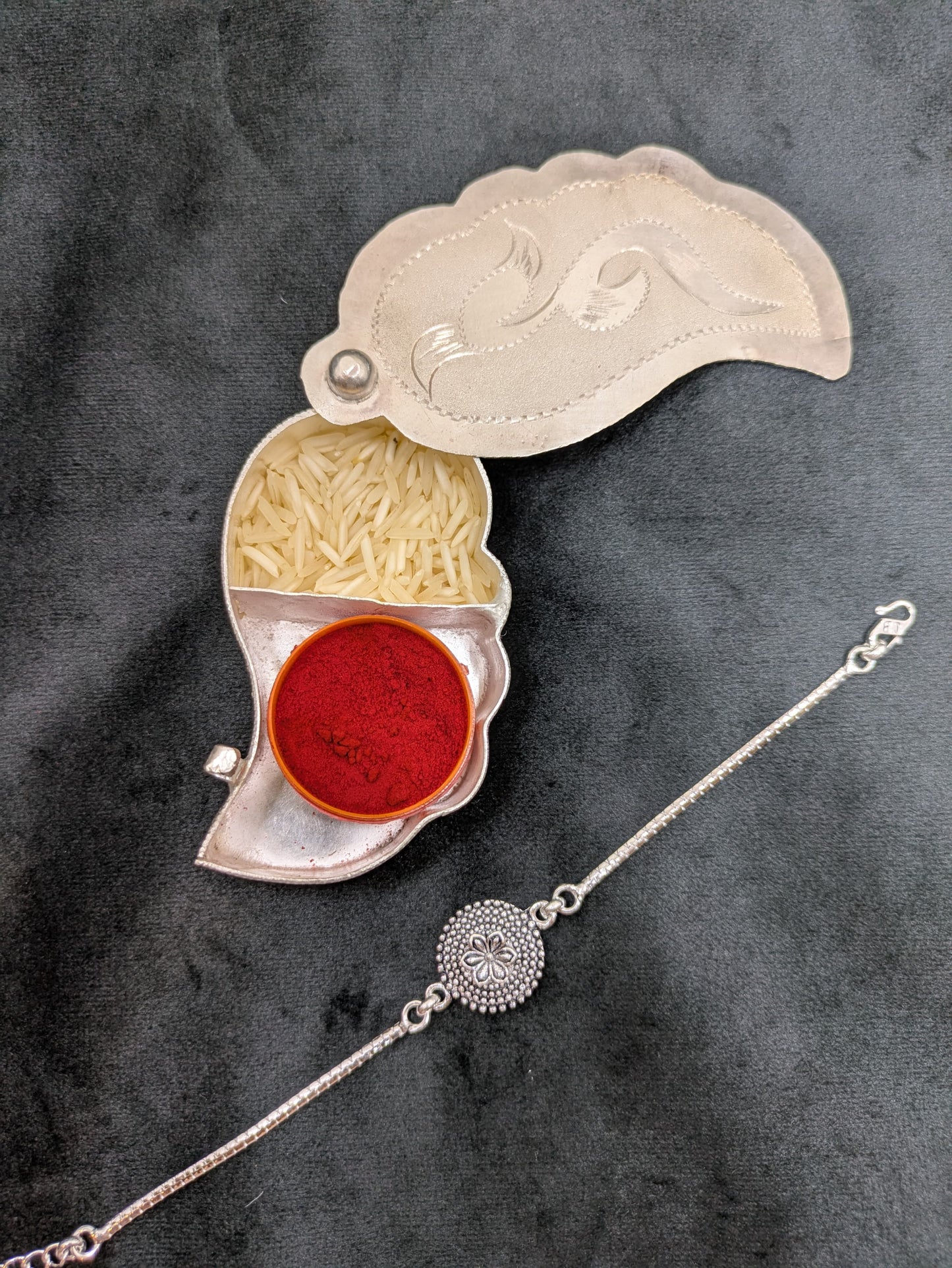 Silver Rakhi