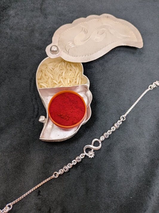 Silver Rakhi