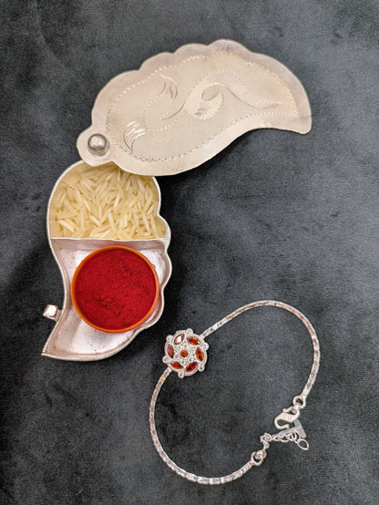 Silver Rakhi