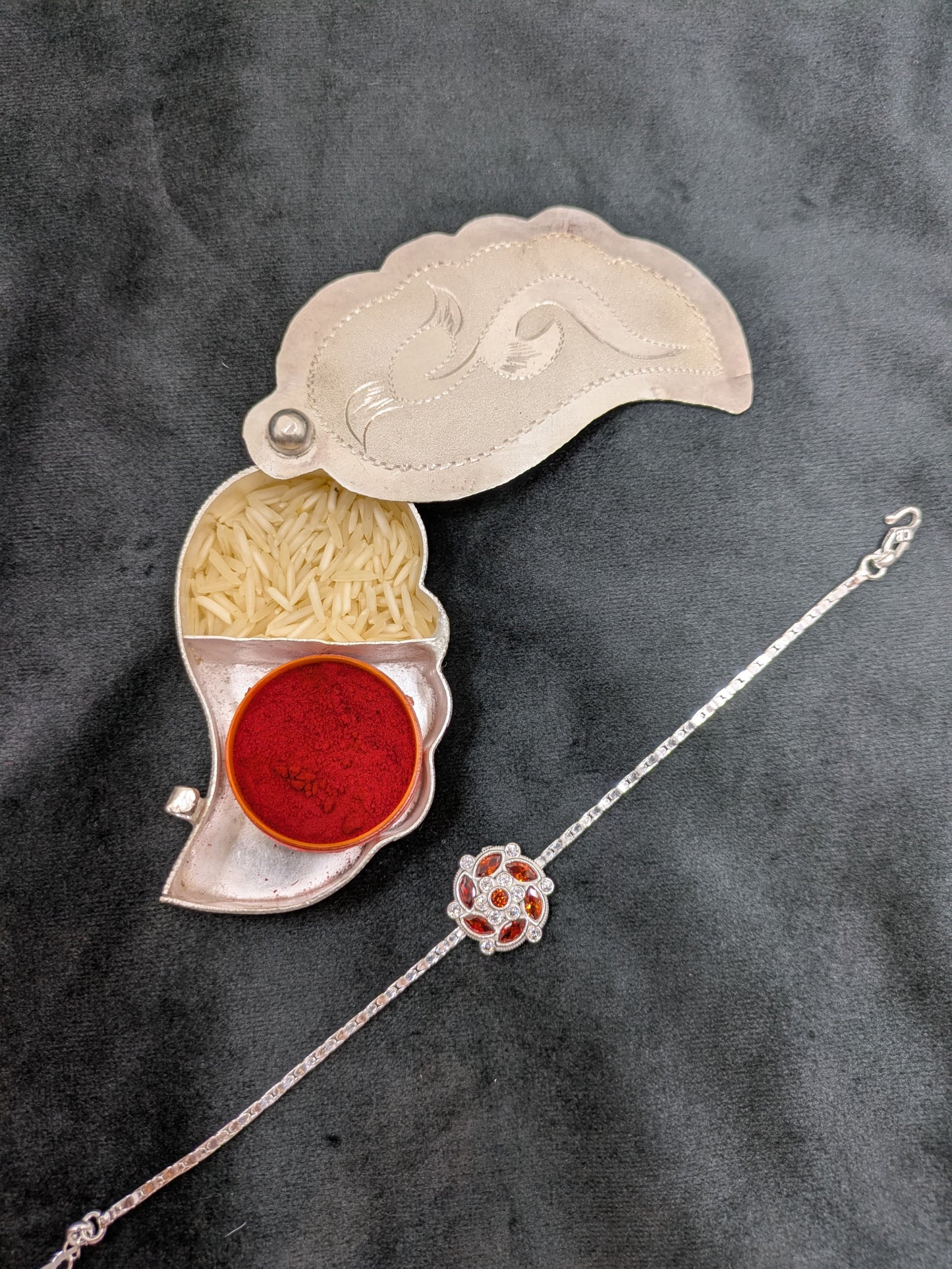 Silver Rakhi
