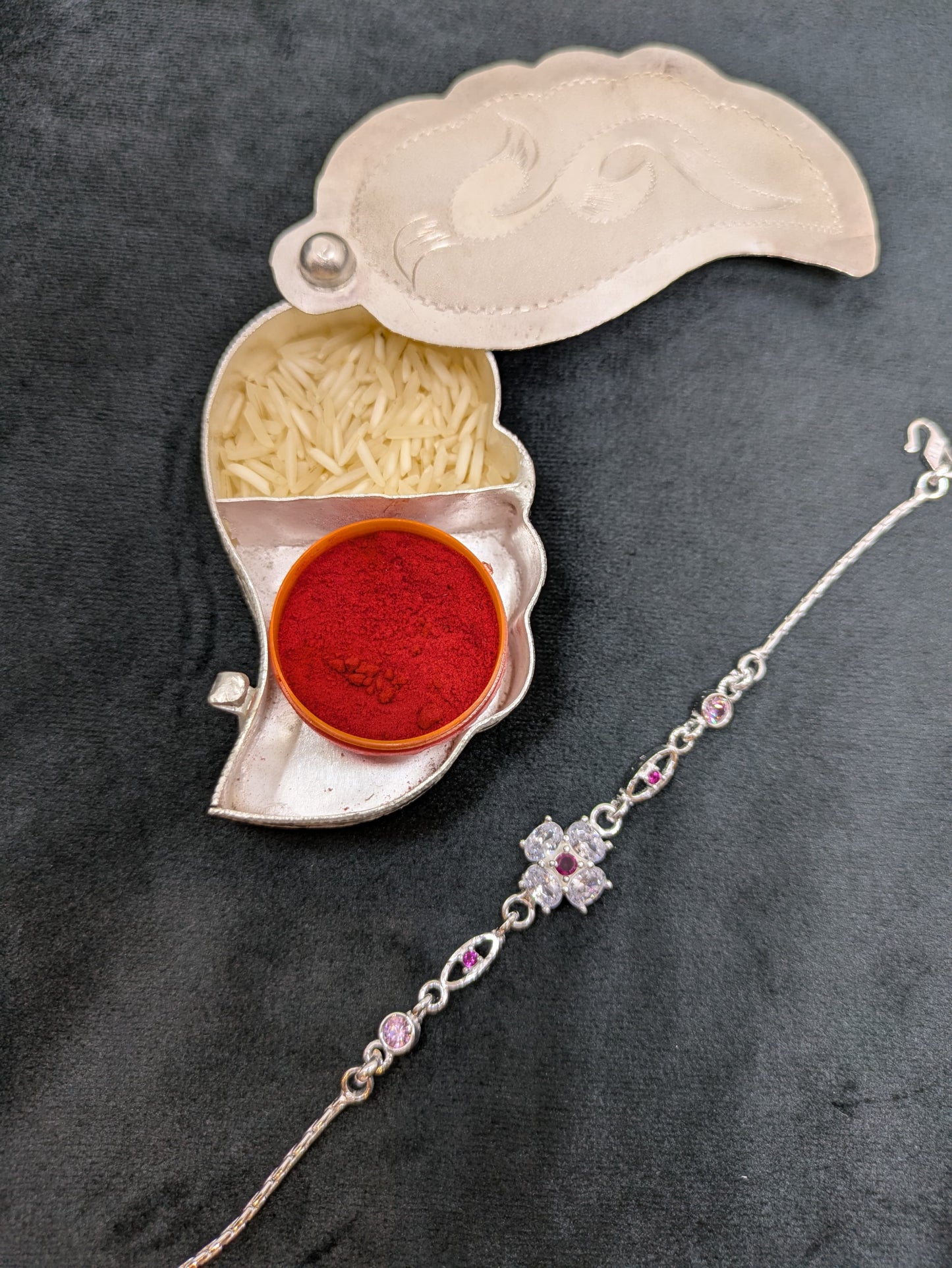 Silver Rakhi