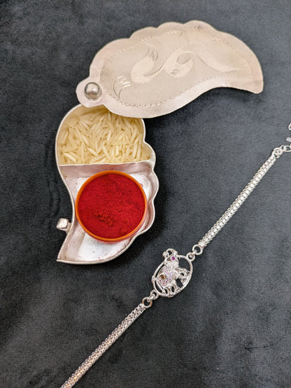 Silver Rakhi