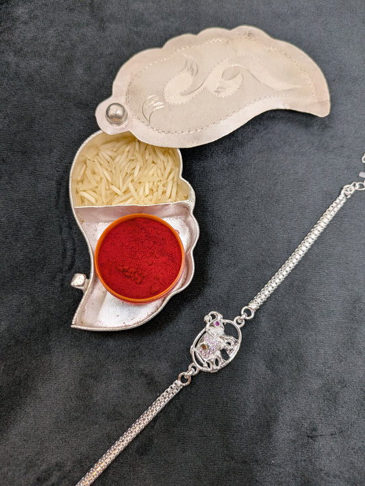 Silver Rakhi