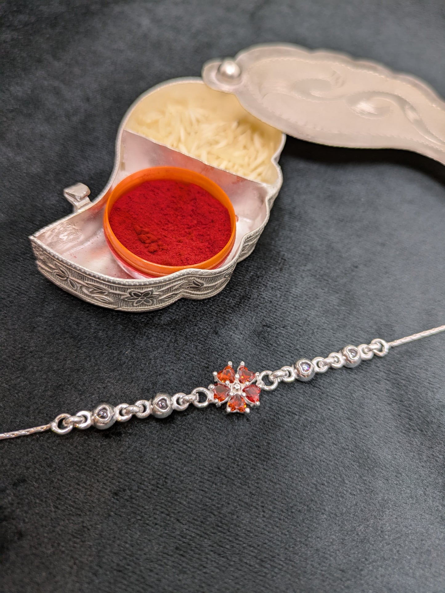 Silver Rakhi