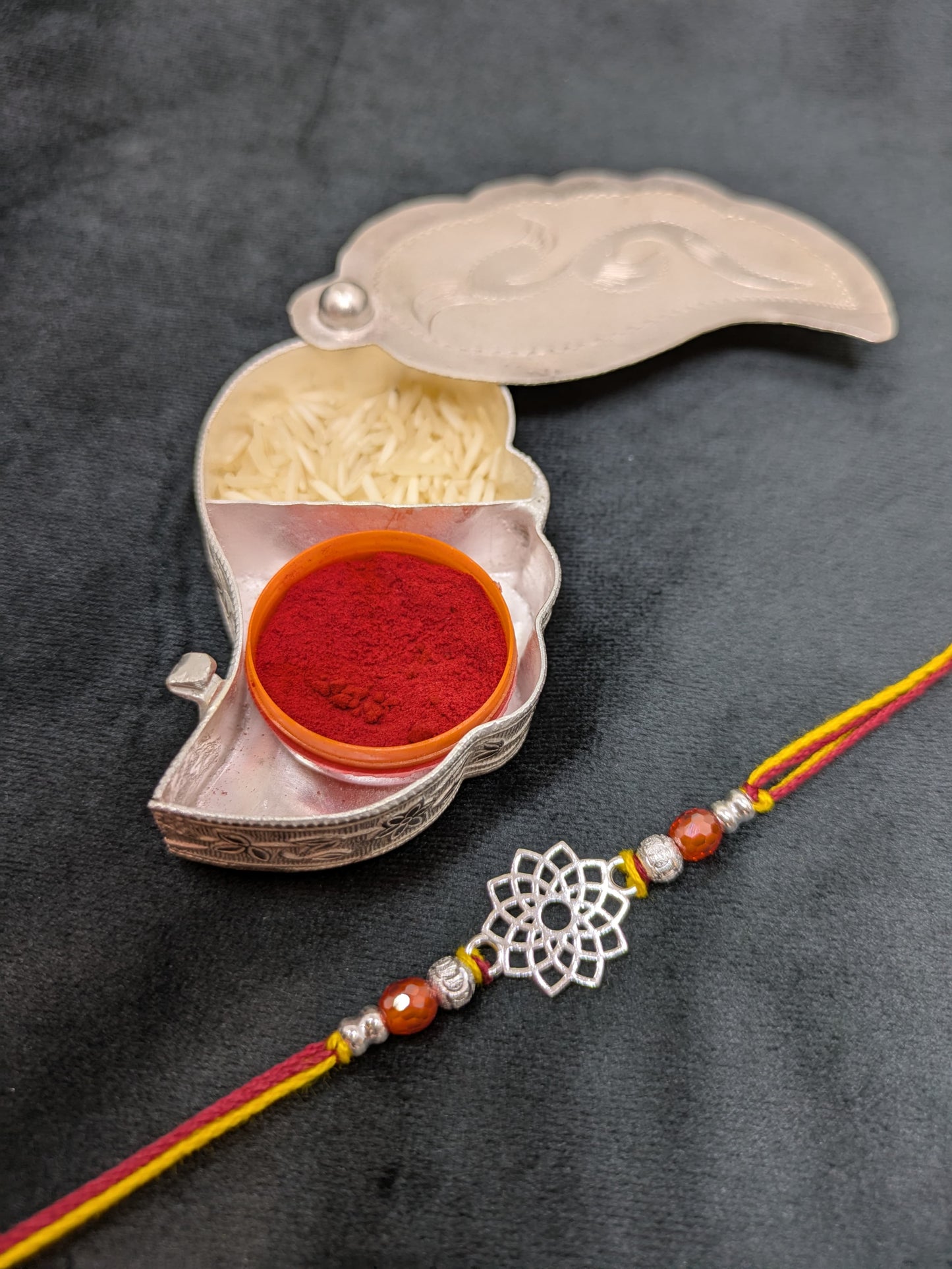 Silver Rakhi