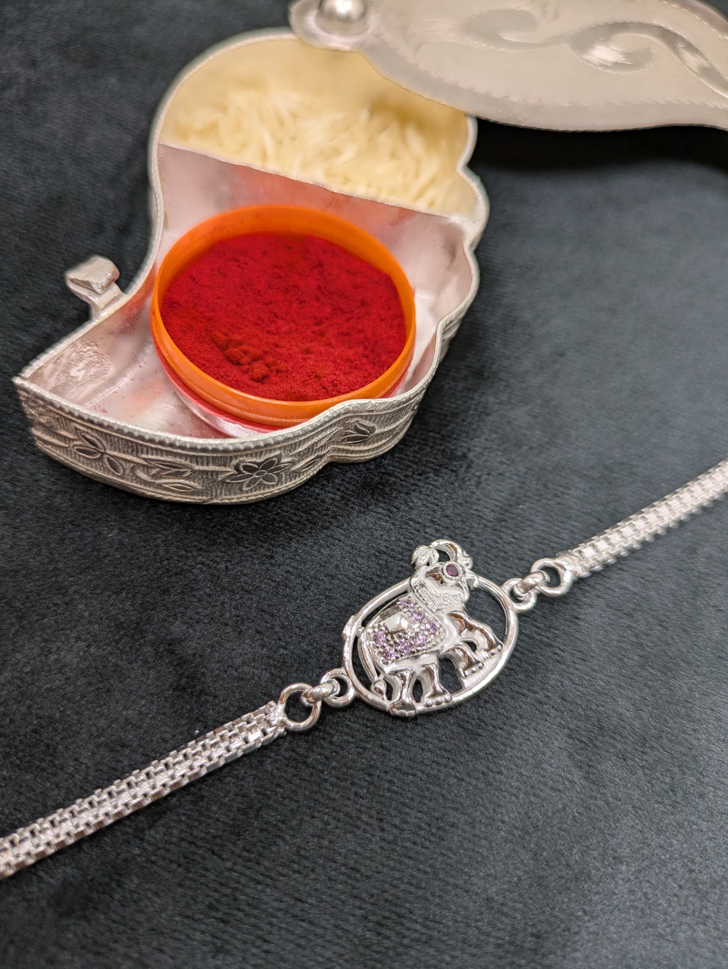Silver Rakhi