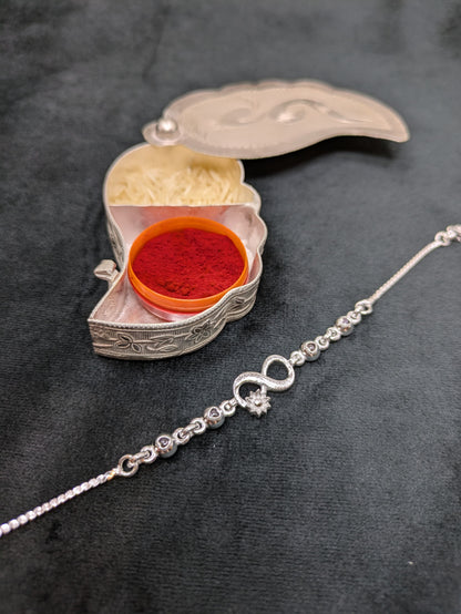 Silver Rakhi