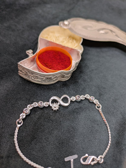 Silver Rakhi