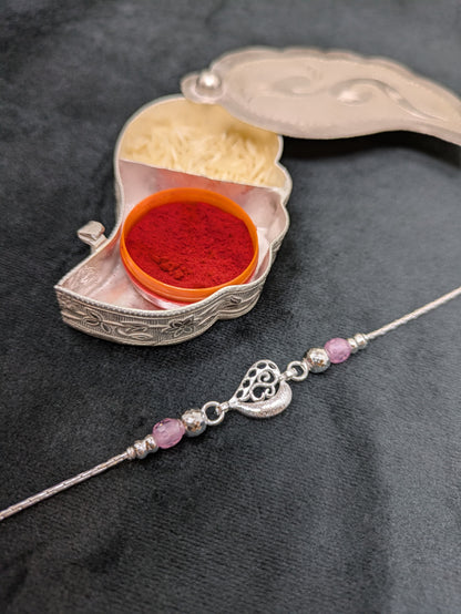 Silver Rakhi