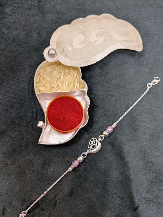 Silver Rakhi