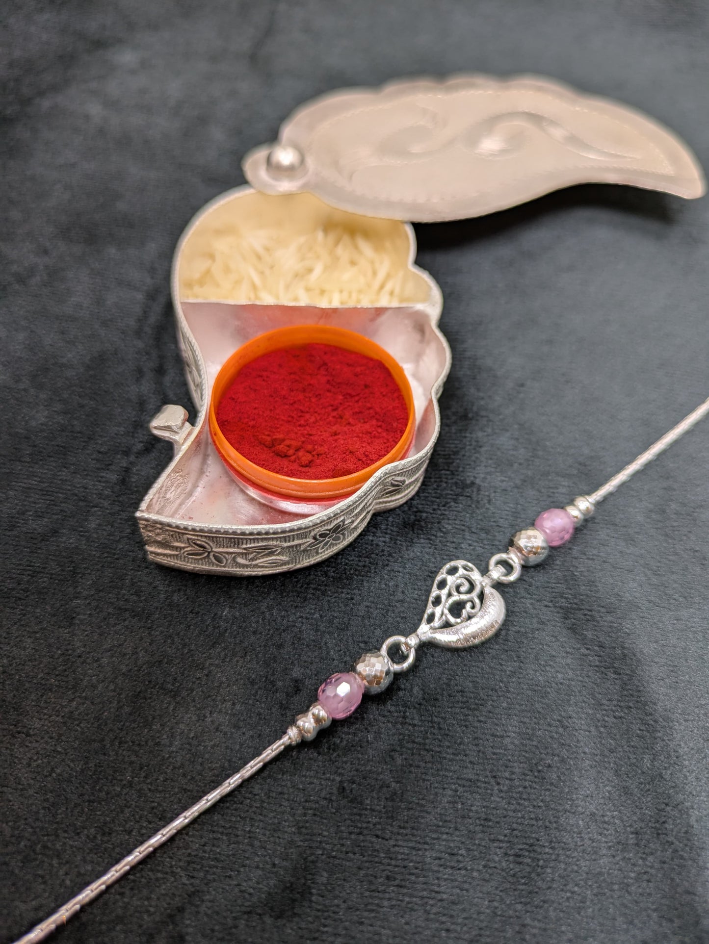 Silver Rakhi