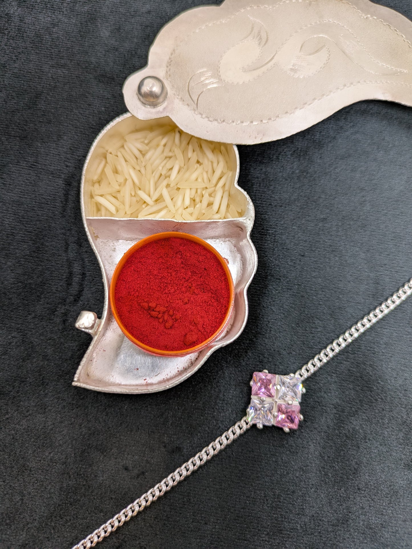 Silver Rakhi