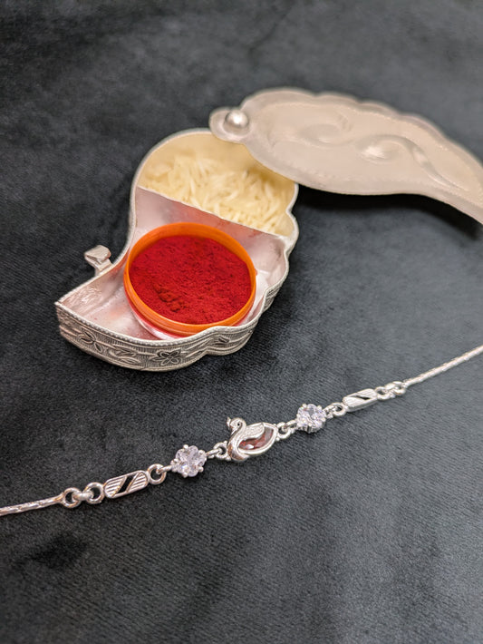 Silver Rakhi