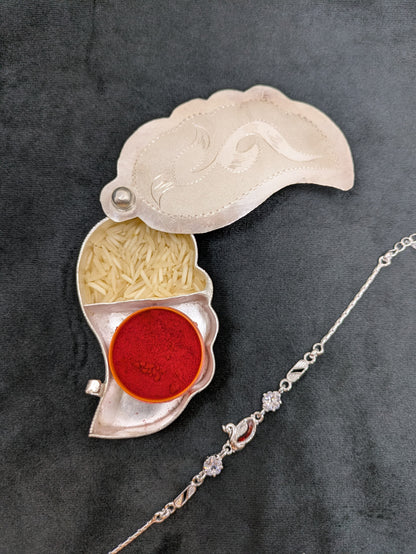 Silver Rakhi