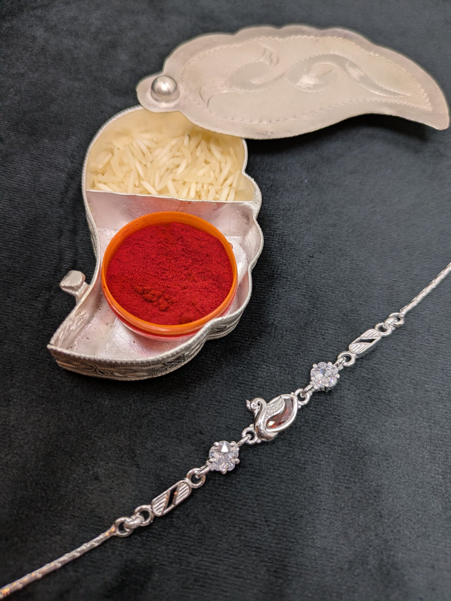 Silver Rakhi