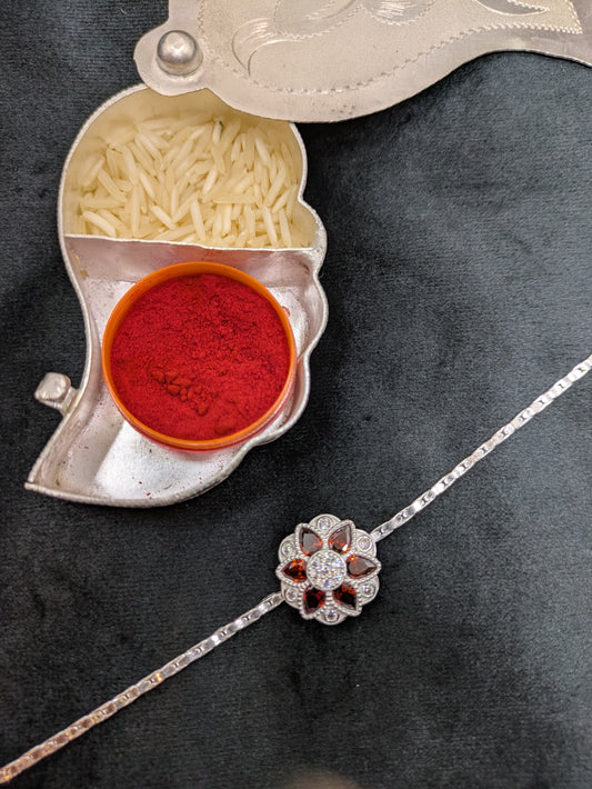 Silver Rakhi