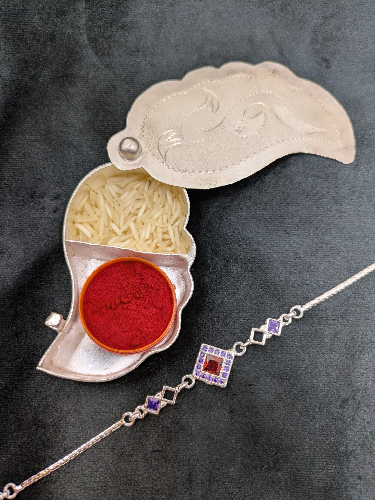 Silver Rakhi