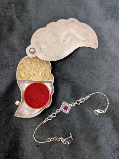 Silver Rakhi