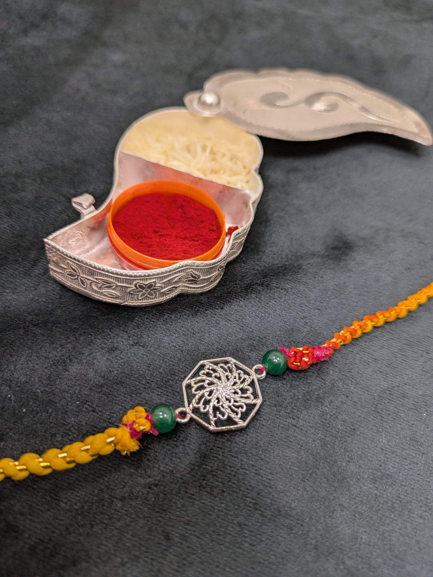 Silver Rakhi