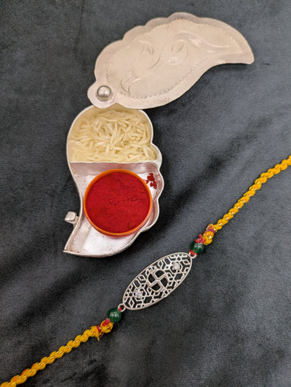 Silver Rakhi
