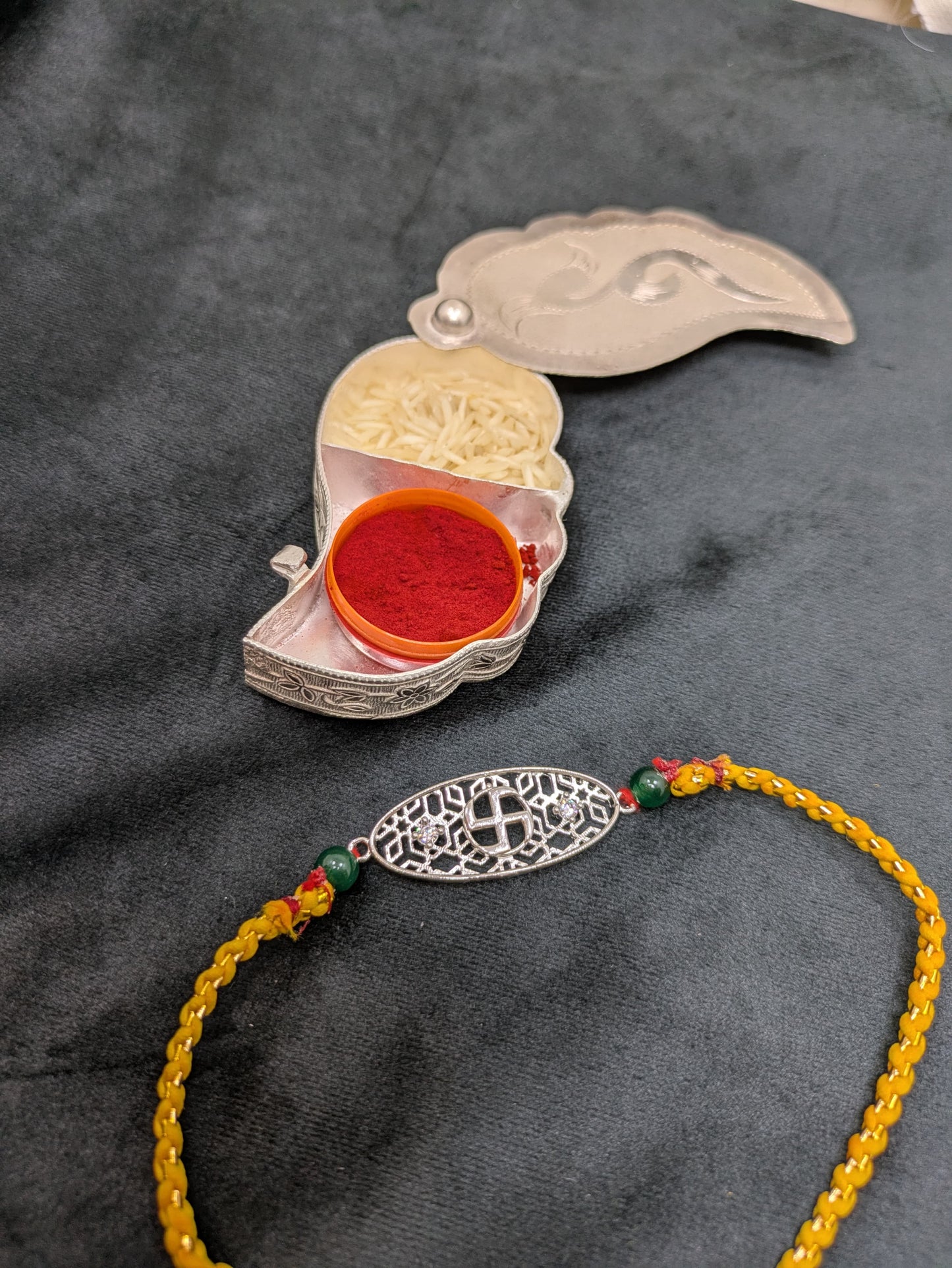Silver Rakhi