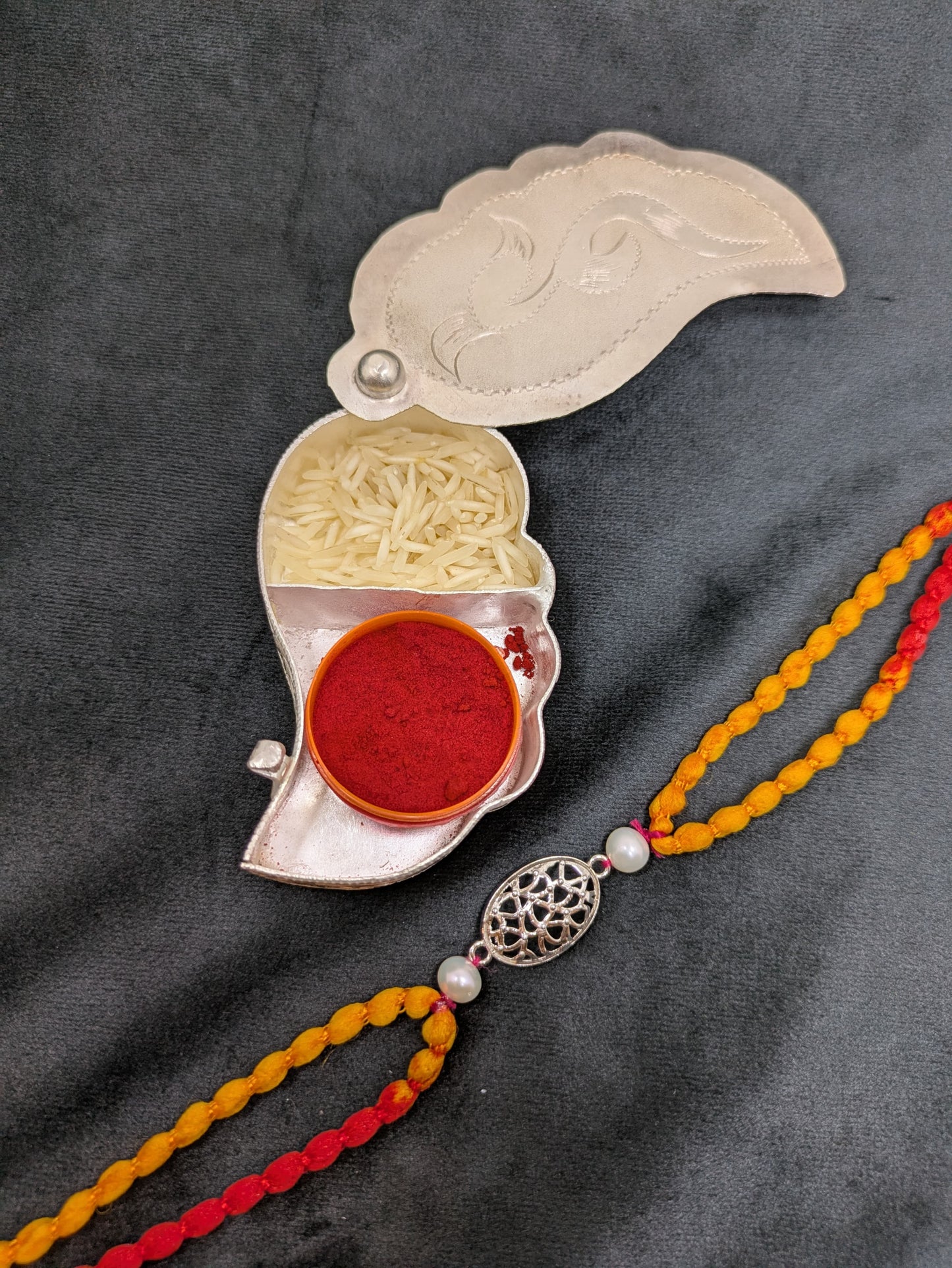 Silver Rakhi