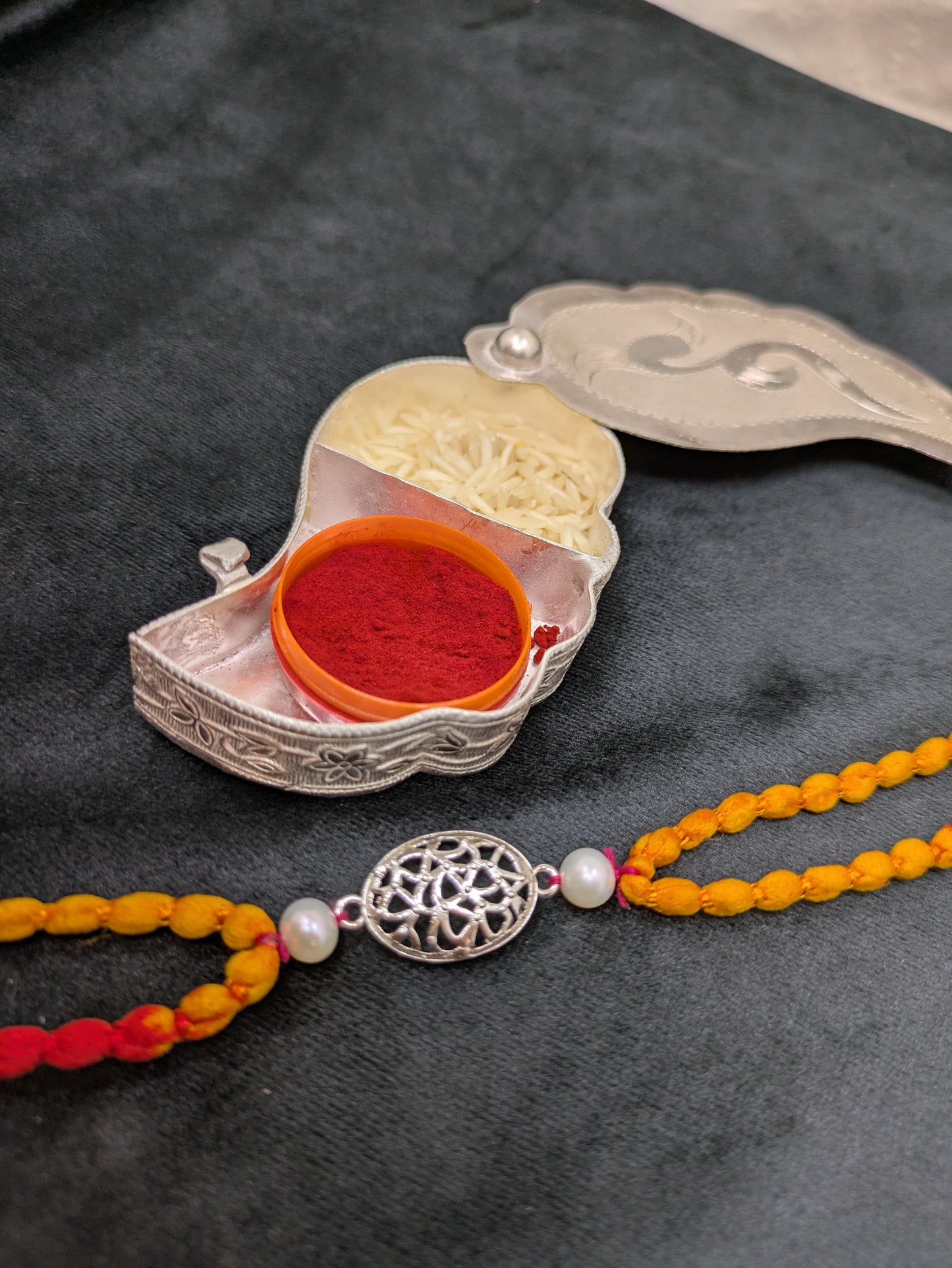 Silver Rakhi