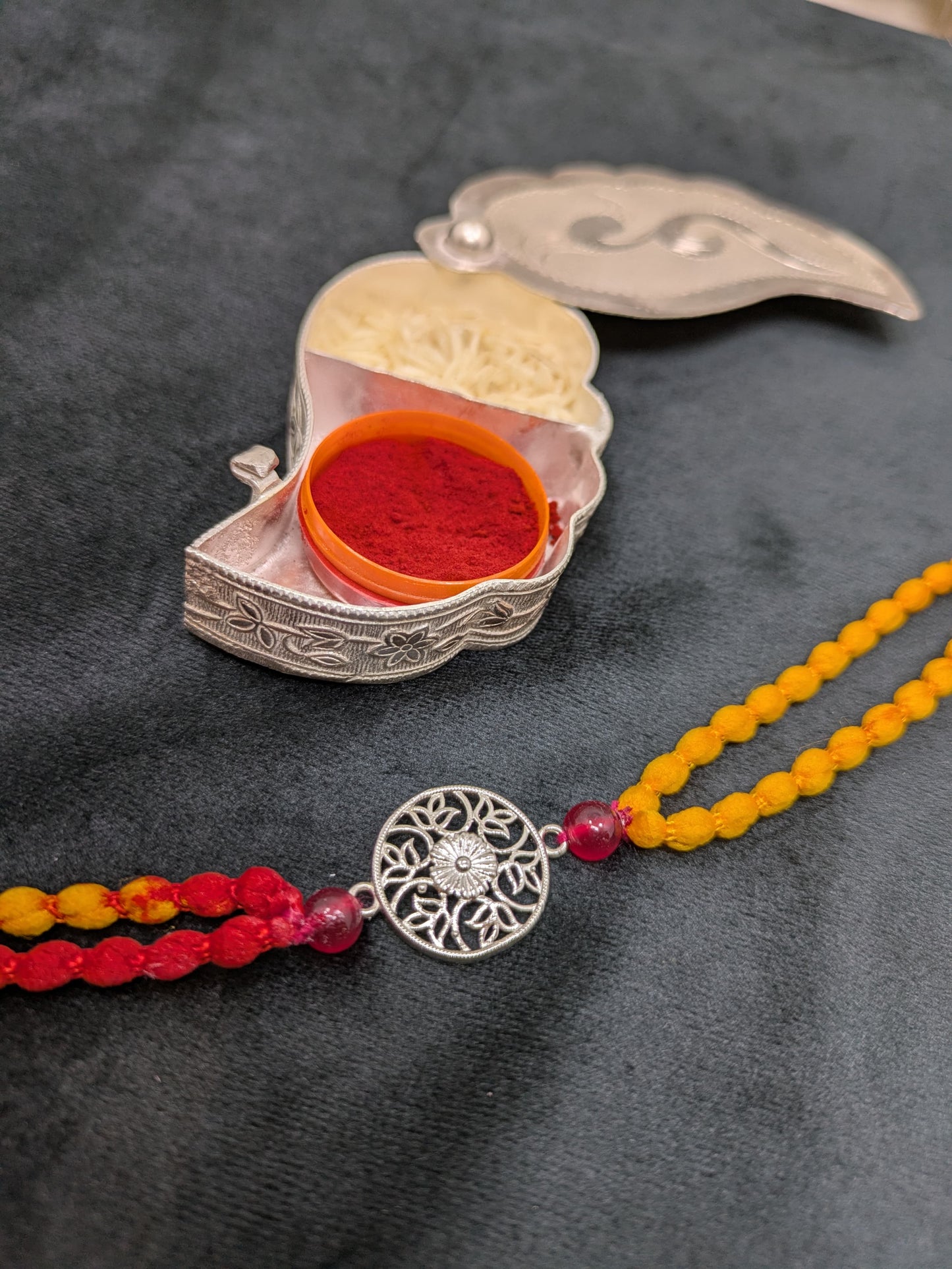 Silver Rakhi