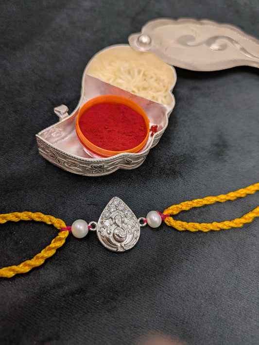 Silver Rakhi