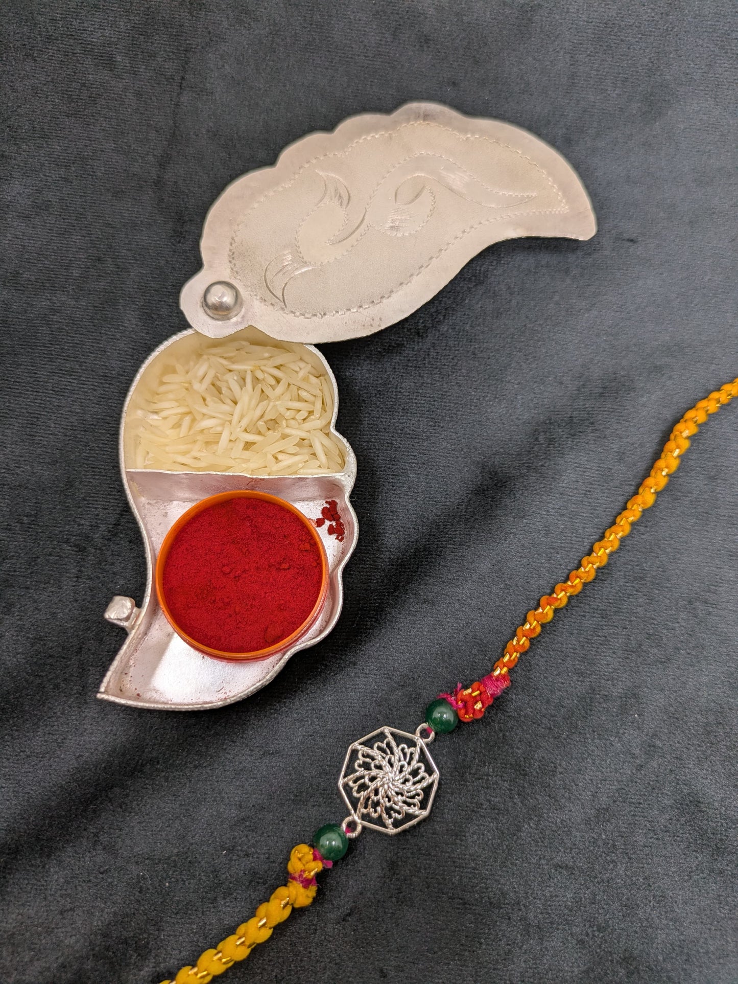 Silver Rakhi