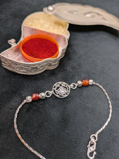 Silver Rakhi