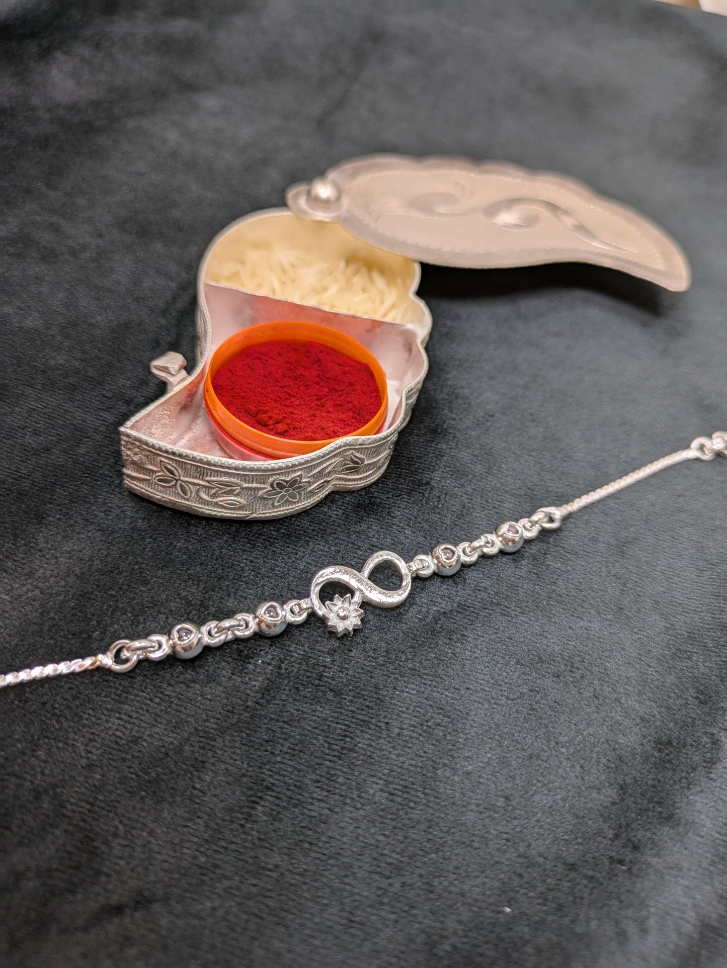 Silver Rakhi