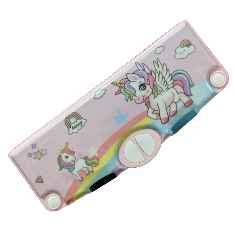 Pencil Box - Magnetic (Compartments with Scissors, Eraser, Sharpener)