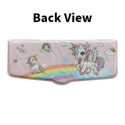 Pencil Box - Magnetic (Compartments with Scissors, Eraser, Sharpener)