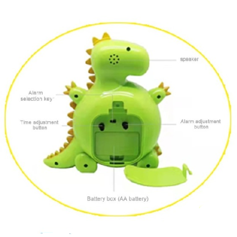 Multifunction Alarm Clock - Dinosaur