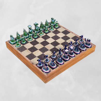 Regal Meenakari Chess Set