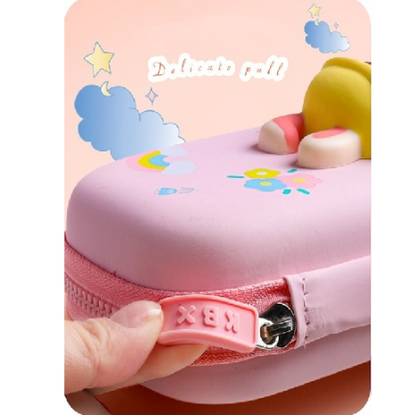 Pencil Pouch - 3D Squishy (Pink)