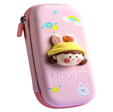 Pencil Pouch - 3D Squishy (Pink)