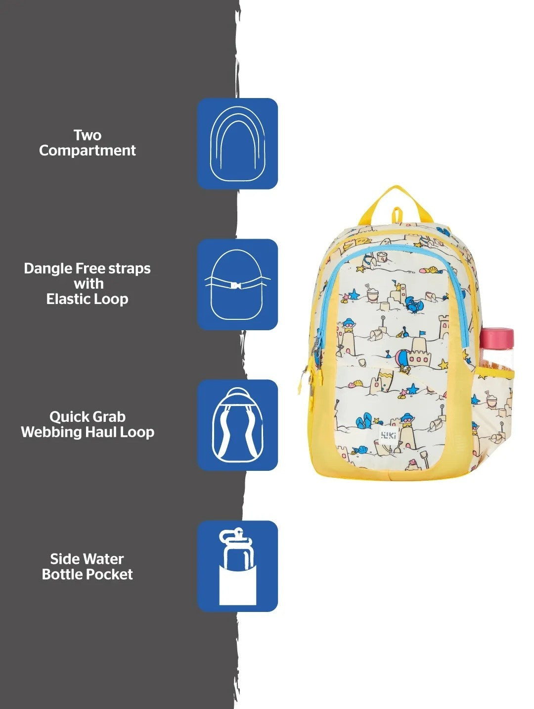 Wiki Champ 2 Sandcastle Cream Backpack