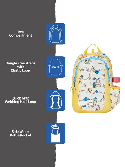 Wiki Champ 2 Sandcastle Cream Backpack