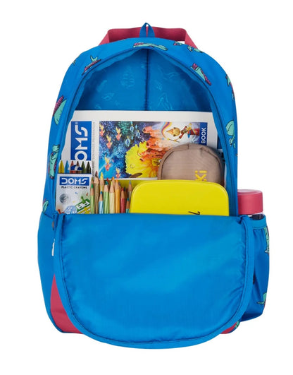 Wiki Champ 2 Dino Blue Backpack