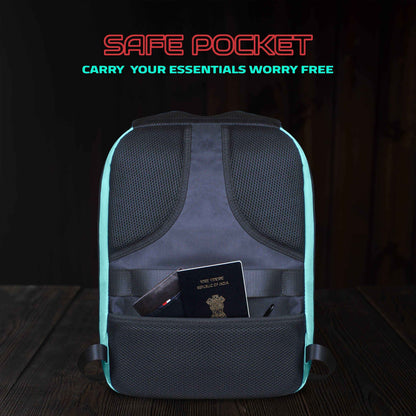 Hookaba Tech Trend LED Backpack (Blue) | 20 L Smart Display Bag (With Power Bank)