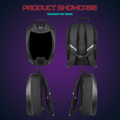 Hookaba Rebel Rage LED Backpack – 27.2 L Smart Display Bag (With Power Bank)
